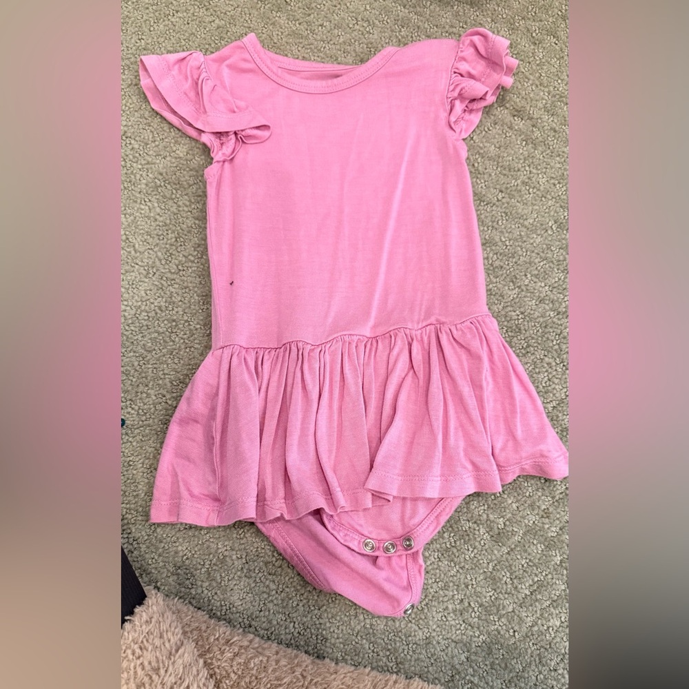 Posh Peanut Pink Baby Bodysuit